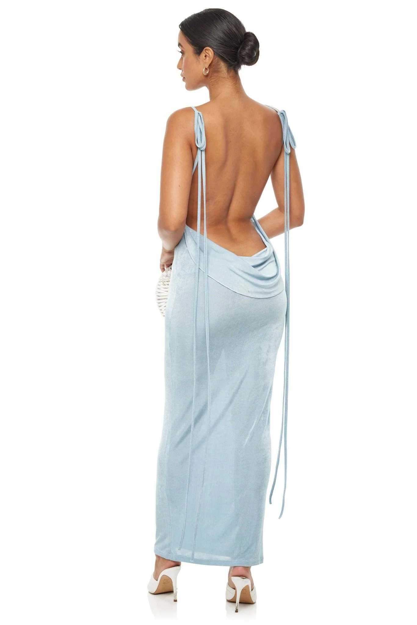 Brandi Backless Maxi Dress - Image 3