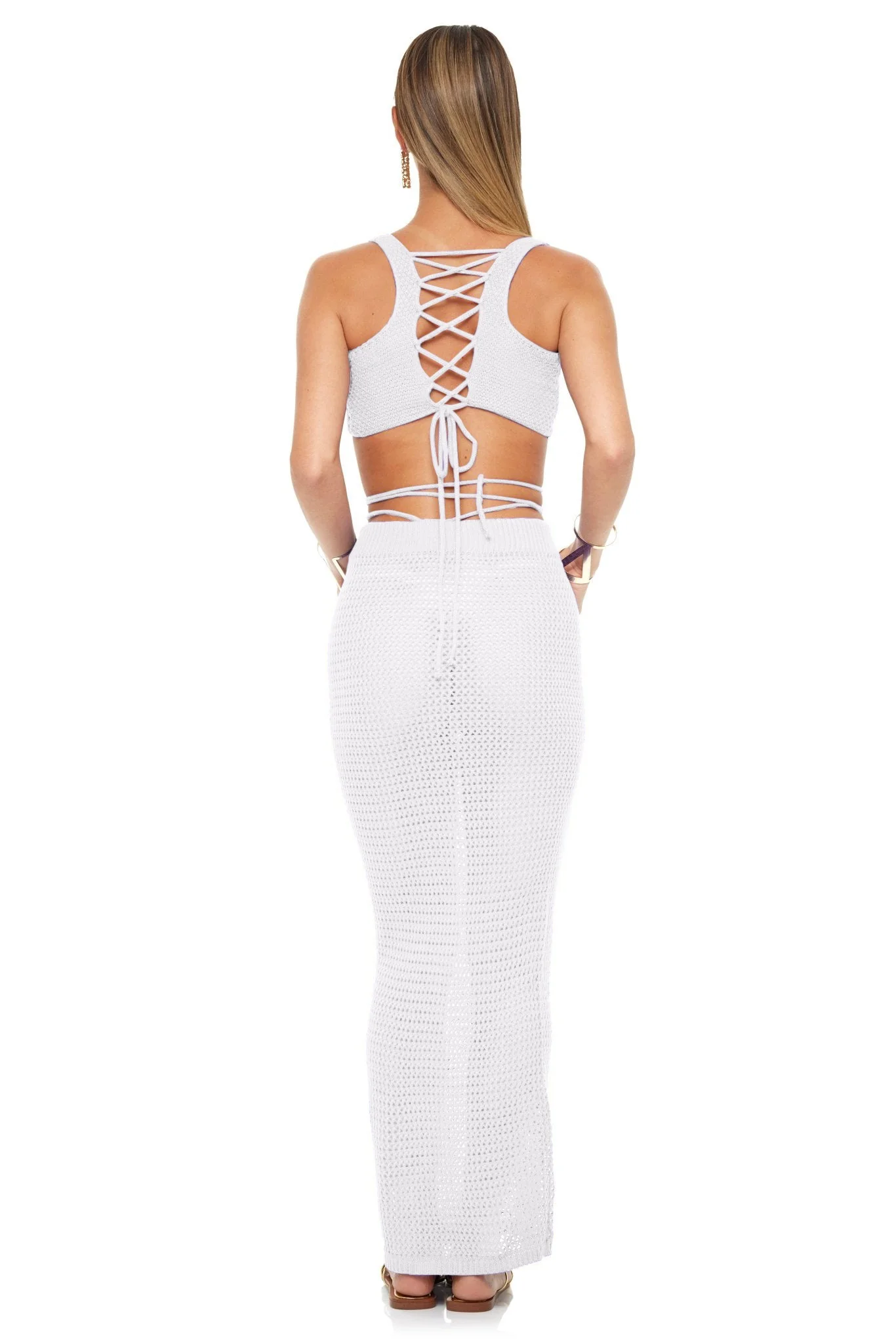 Dani Two Piece Knitted Skirt Set - Image 3