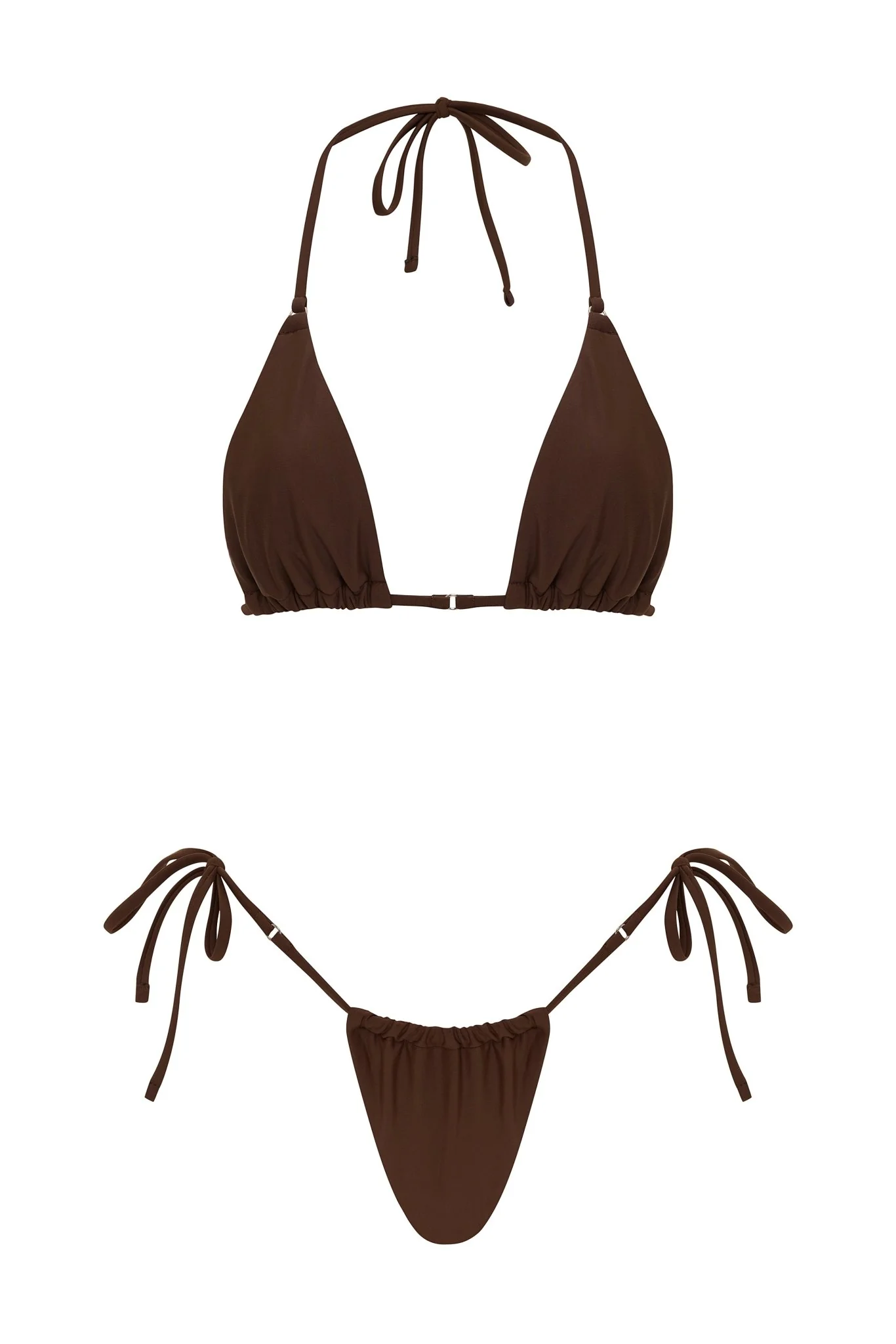 Valencia Triangle | Brown Bikini Set - Image 4